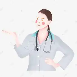  医疗行业戴听诊器的女医生半身像欧风小清新风格素材图片免费下载千库网