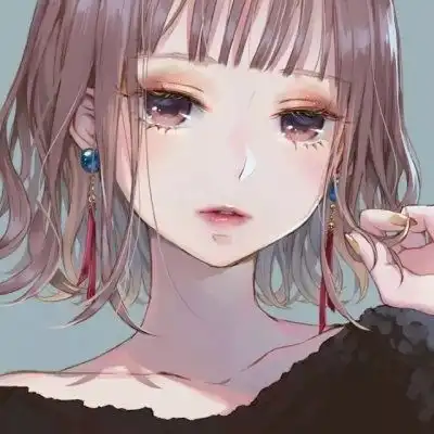  绽放魅力的手绘女生头像,全部是高清的精品