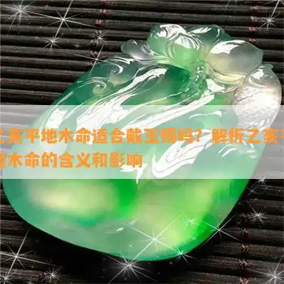  乙亥平地木命适合戴玉镯吗