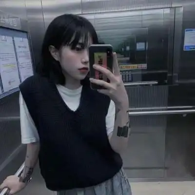 女生头像真人遮脸真实