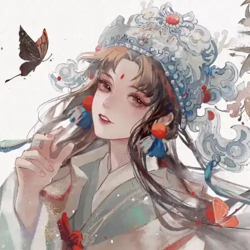 闺蜜头像古风 一人一半