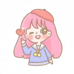  动漫简约女头可爱呆萌简单韩系女头