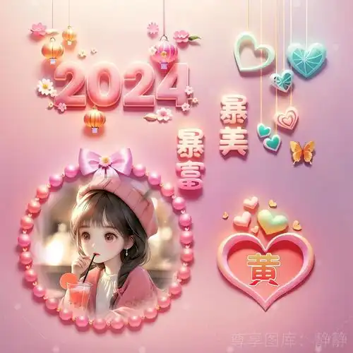  2024年新版好运头像图片龙重登场换上新头像迎接新龙年
