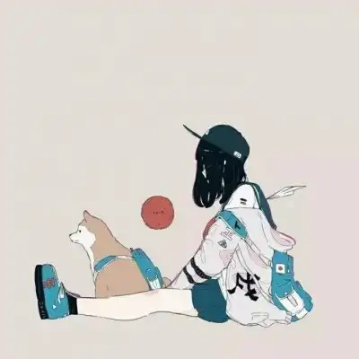 卡通背影头像女生性格
