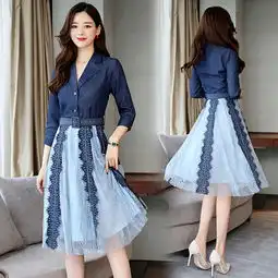  长袖休闲连衣裙