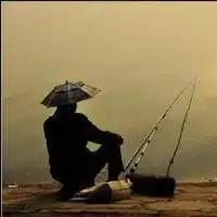 微信头像图片钓鱼人背影