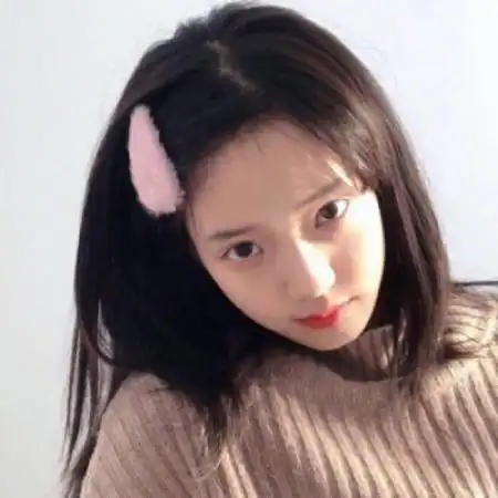  女生头像可爱真人,长发全靠自己拥有