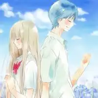  穿校服学生情侣头像
