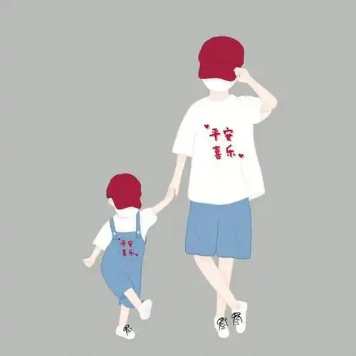 好温馨的亲子头像啊