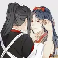  动漫情侣头像一男一女高冷的,我不需要你,但是我真的很在乎你