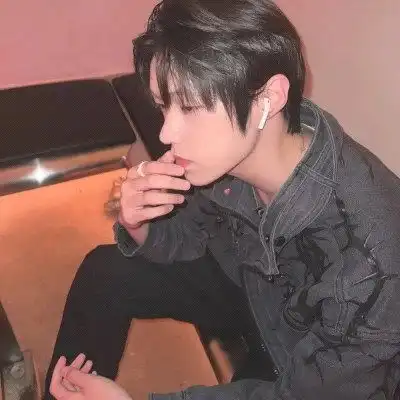 男生帅气侧脸500张头像