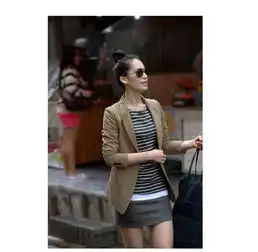  e品7777日韩时尚新款女装一粒扣小西装