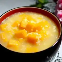  弄堂飘香大饼油条乐购店的南瓜粥好不好吃用户评价口味怎么样苏州美食南瓜粥实拍图片大众点评