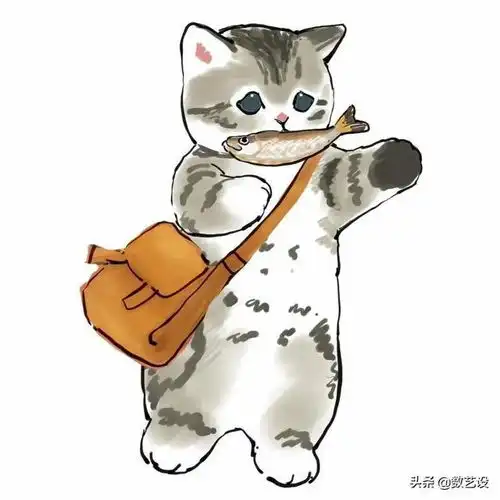  当代打工喵日常插画萌化人心,小丑竟是我自己