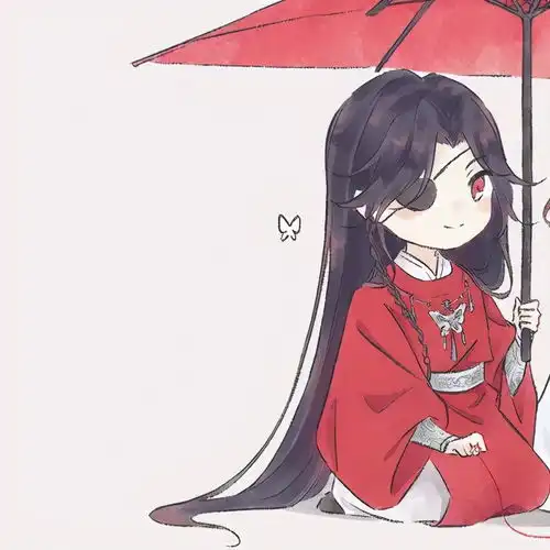  私藏的天官赐福头像,花城谢怜太美了