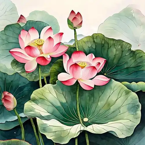  清新脱俗莲花壁纸美图分享