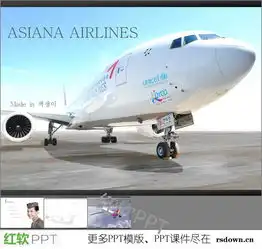  韩亚航空公司介绍素材ppt下载