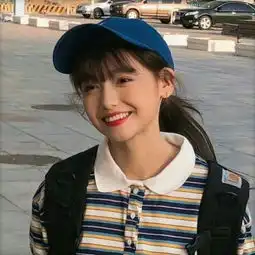  哈哈大笑的女人头像图片笑得很治愈很甜美
