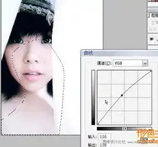  photoshop给偏暗的美女照片精细磨皮