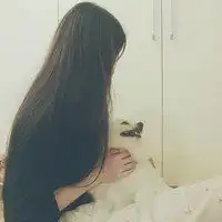  微信头像女生气质唯美侧面长发微信头像图片大全