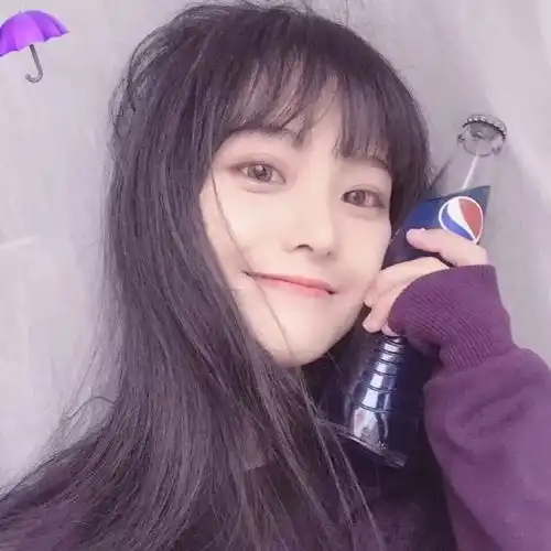  紫色系女生头像