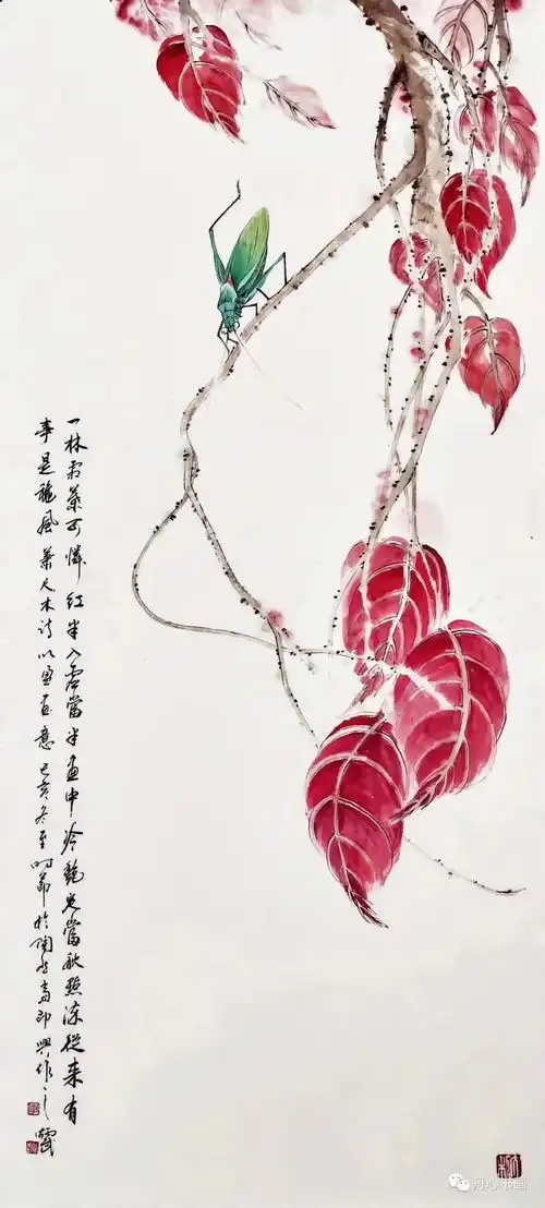  构意清新见洒脱,潇洒自然见深厚花鸟画家李炳武