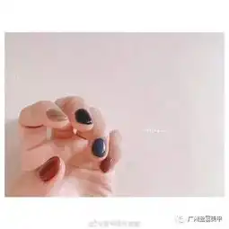  小清新美甲,日式风格,适合小指甲的女孩子