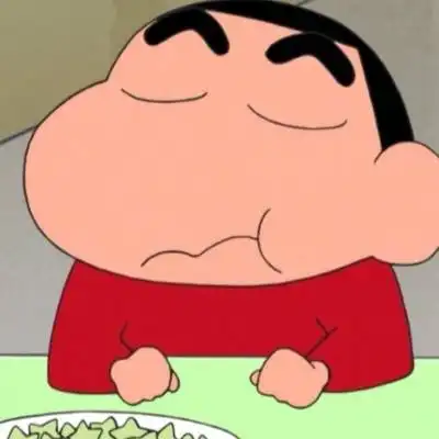  蜡笔小新吃东西图片