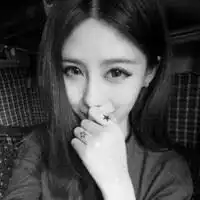  卡通黑白头像女生简约微信头像图片大全