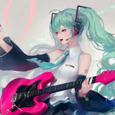  二次元手绘唯美插画女生头像,手绘美女非常的清晰的