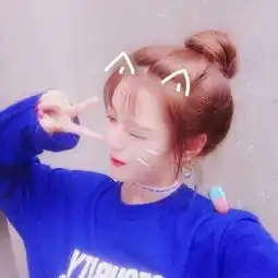  丸子头女生头像图片粉色系少女心