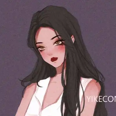  气质动漫女头二次元高冷长发女头成熟点的