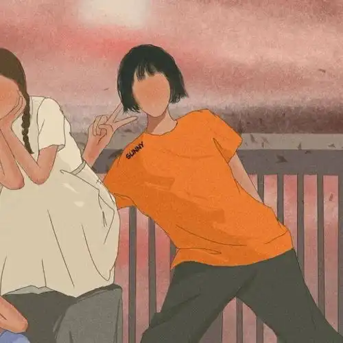  四人闺蜜头搞搞笑笑的四人闺蜜头像