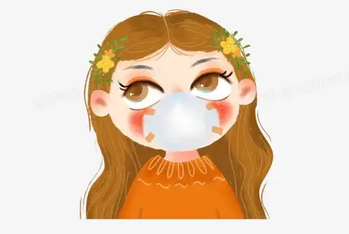  戴口罩的女孩抗疫情插画png图片素材免费下载疫情png40002675像素熊猫办公