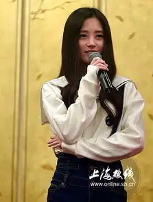  四千年美女鞠婧祎费沁源现身上海为丝芭影视ip剧造势