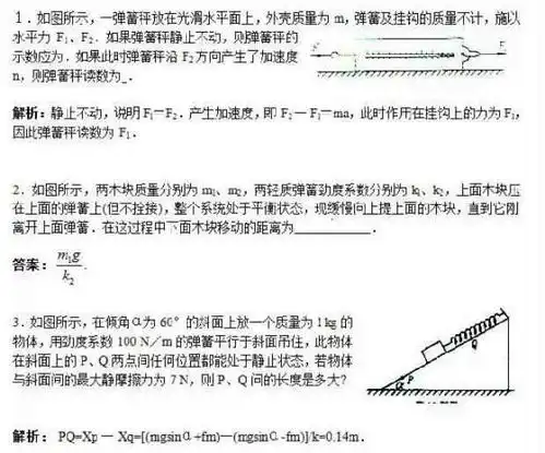  高中物理学霸坦言物理满分,也就这150个易错题