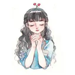  阳光清新手绘女生头像最新2018我想要的不是喜欢而是偏爱
