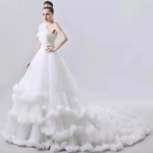 简单的头像清新脱俗婚纱