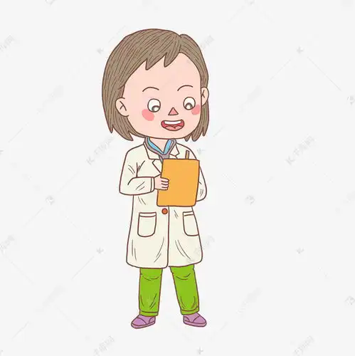  手绘人物女医生记录病情素材图片免费下载千库网