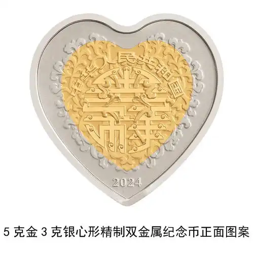  5月20日发行央行心形纪念币又来了,你心动吗