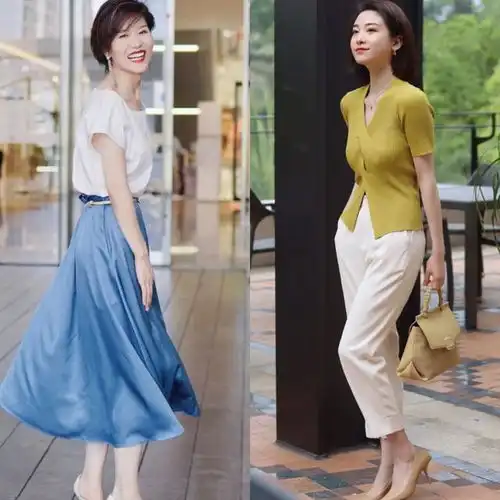  女人过了40岁,少穿黑白灰,今年流行这4个高级色,显白洋气