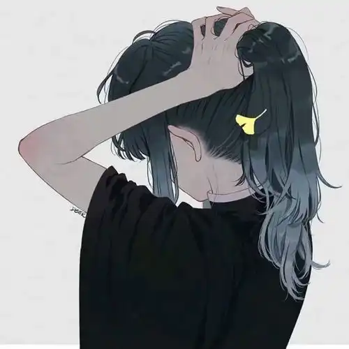 闺蜜头像动漫两人一人一