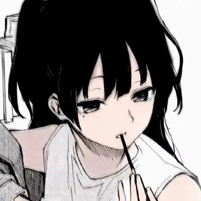  黑白动漫女别讲那些烂俗的诗女生头像我要个性网