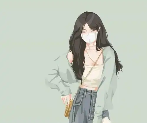  戴口罩头像