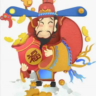  财神头像高清图片2020霸气最招财财神爷图片