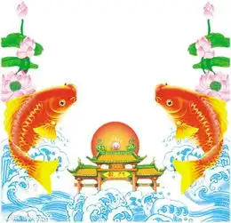鲤鱼跃龙门微信头像