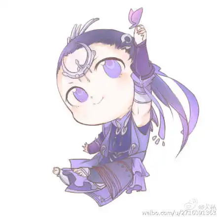  剑网三同人漫画欣赏九大门派萌萌q版头像
