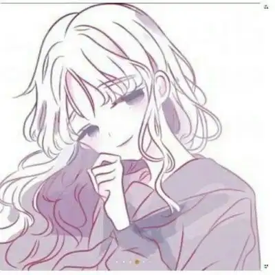  手绘00后可爱女生头像