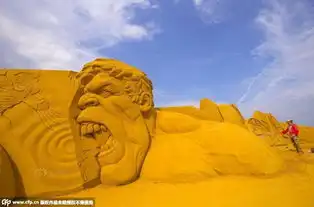  比利时夏日沙雕节用沙子打造动画人物