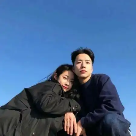  情侣头像真人唯美清新,我爱你的心始终没有变
